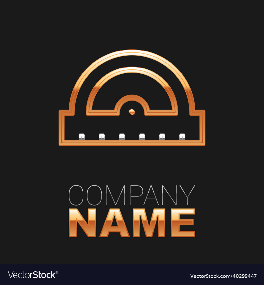 Line protractor grid for measuring degrees icon vector image Line protractor grid for measuring degrees icon