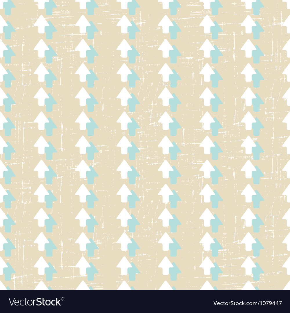 Scratched Arrow Seamless Pattern