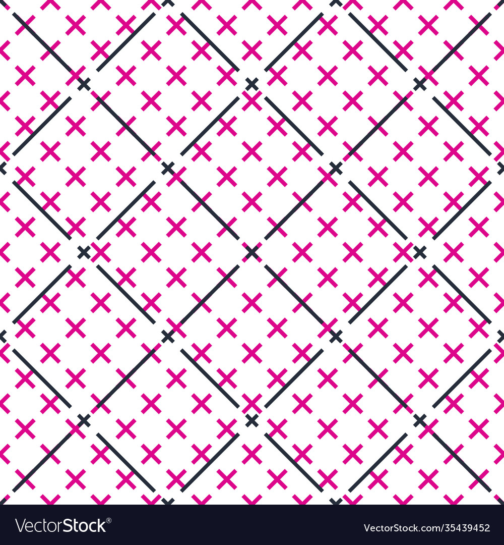 Abstract crossed lines seamless pattern vector image Abstract crossed lines seamless pattern