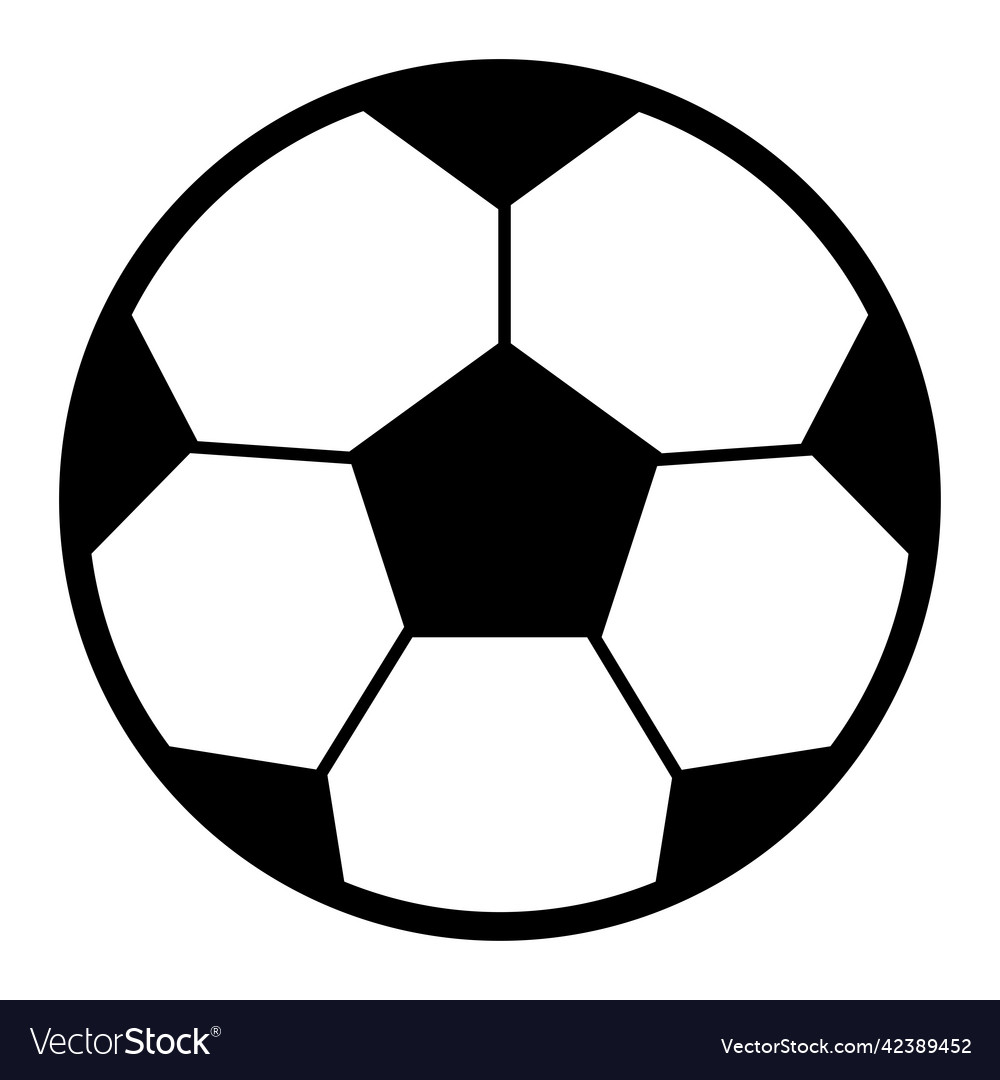 Balloon soccer sport Royalty Free Vector Image