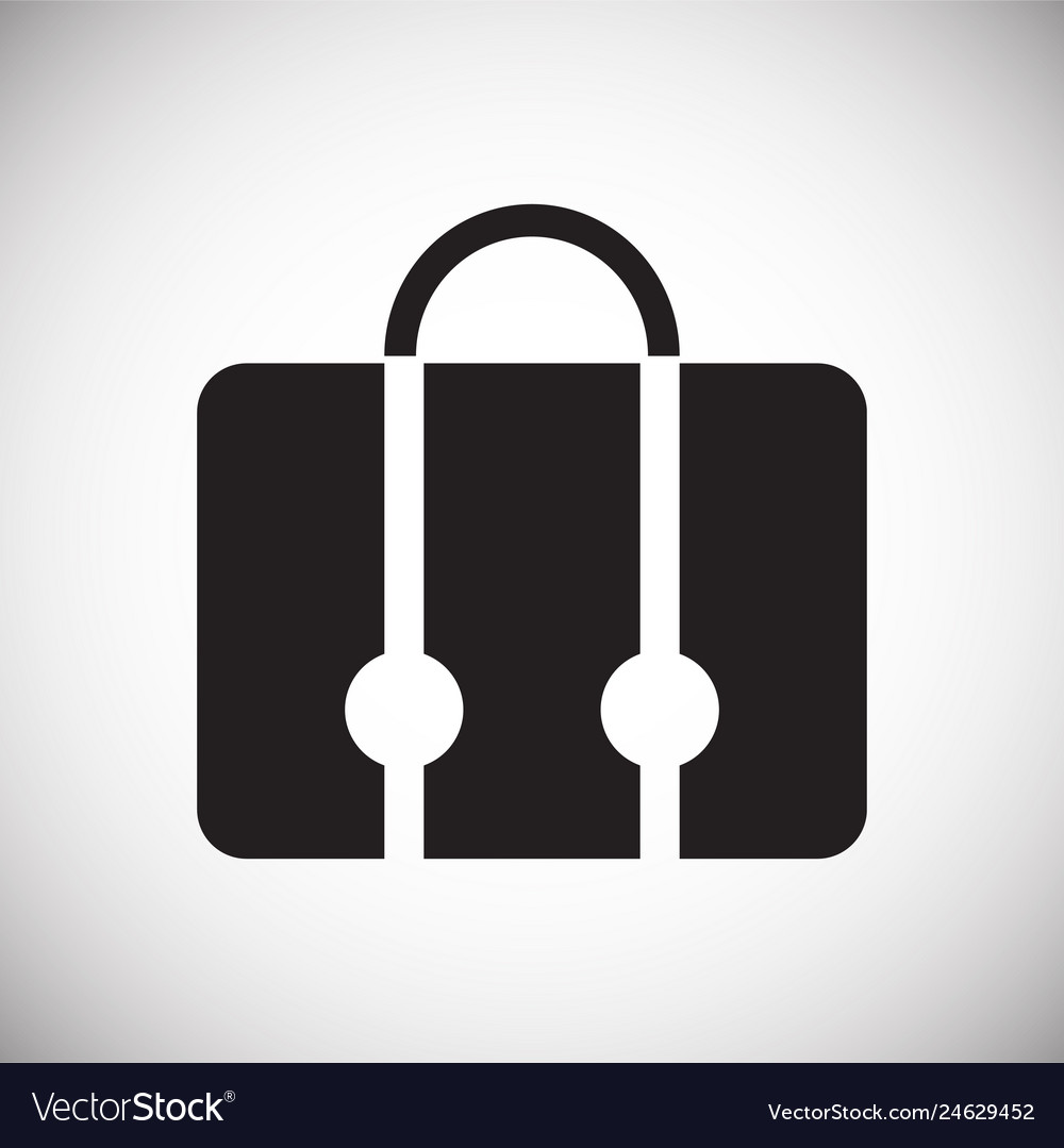 Case icon on background for graphic and web design vector image Case icon on background for graphic and web design