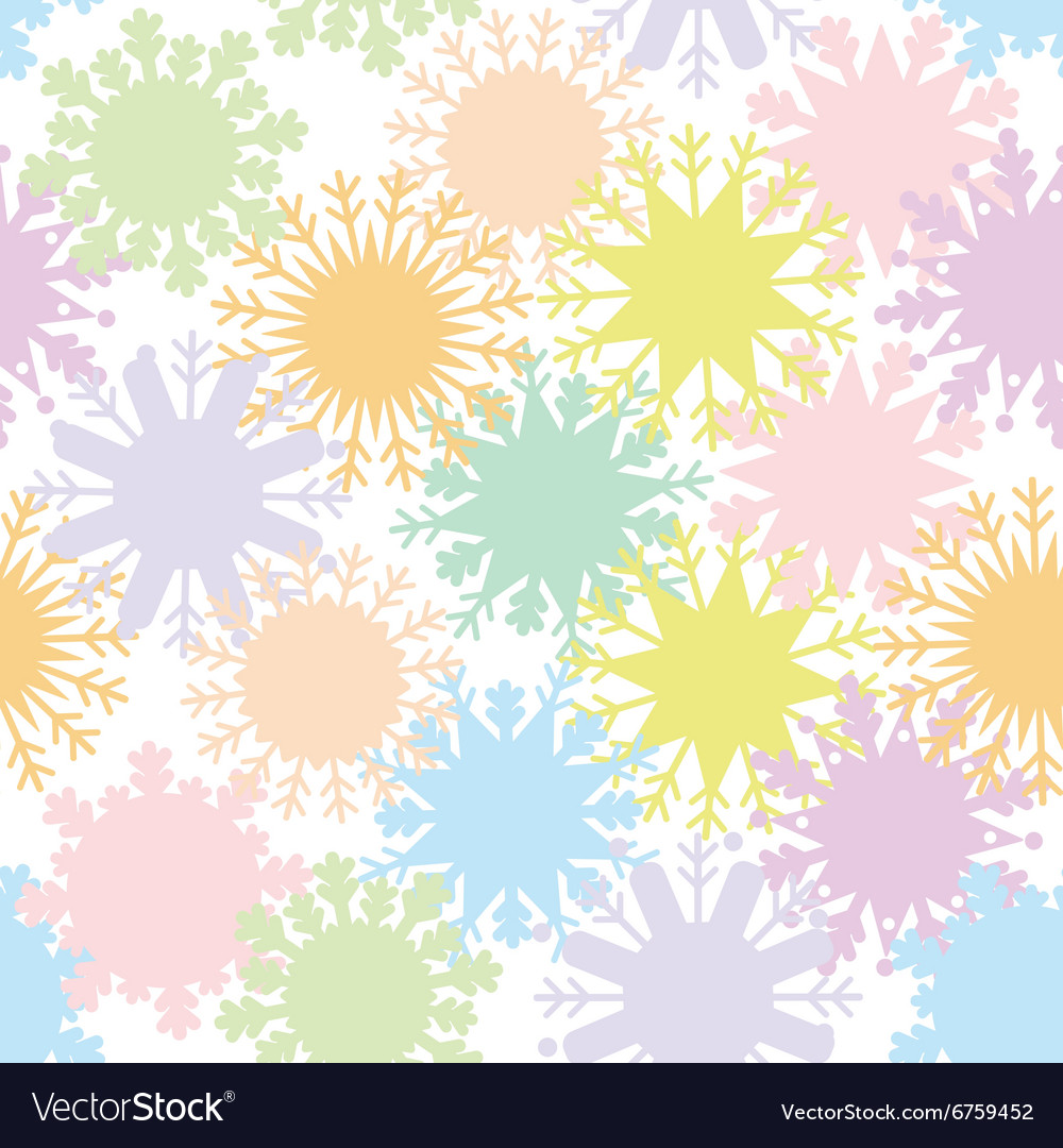 Christmas design seamless pattern snowflake set