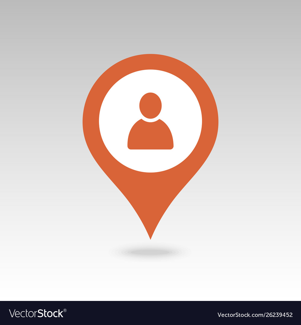 Location people pin map icon pointer