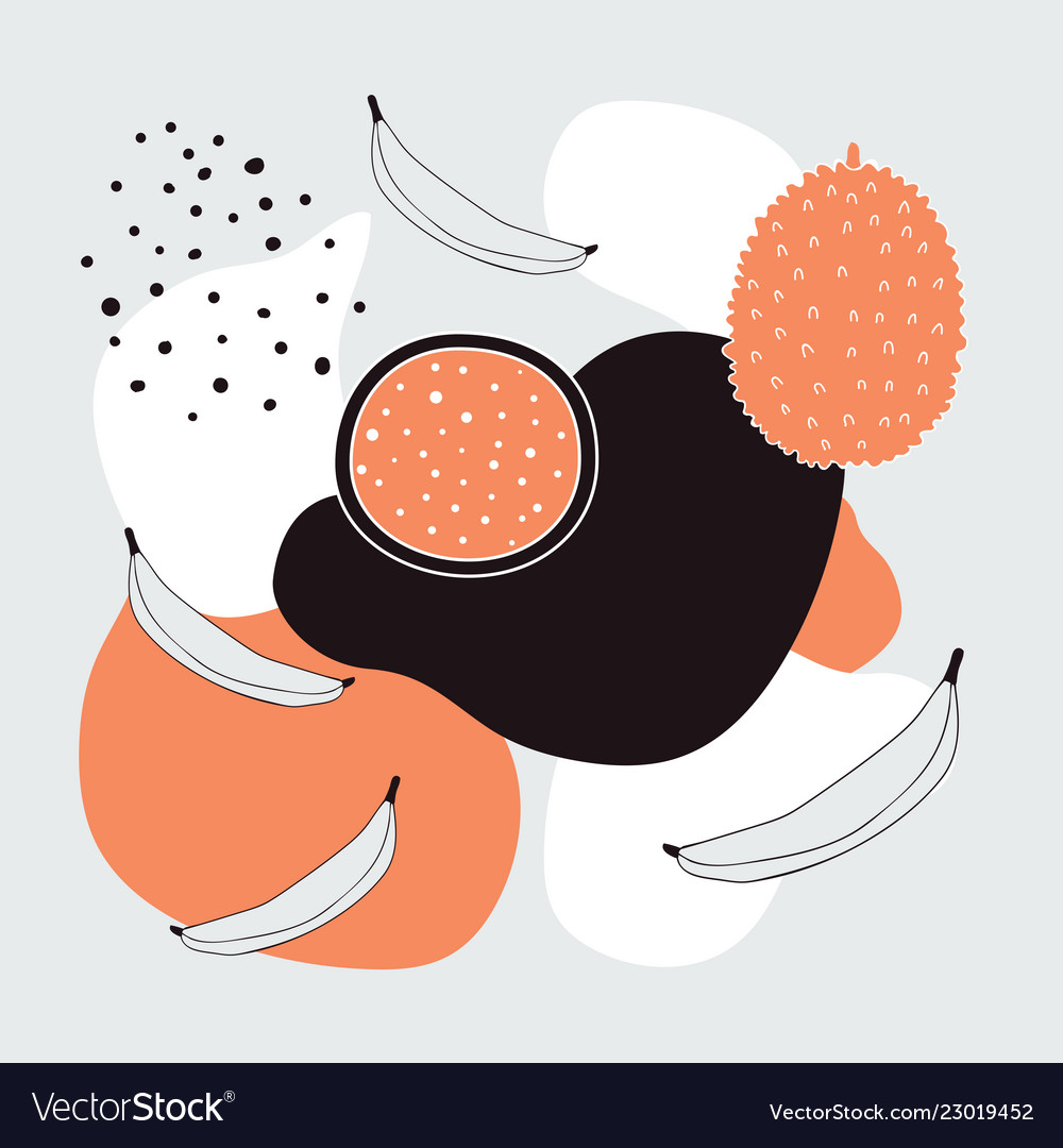 Stylish background with abstract elements polka vector image Stylish background with abstract elements polka