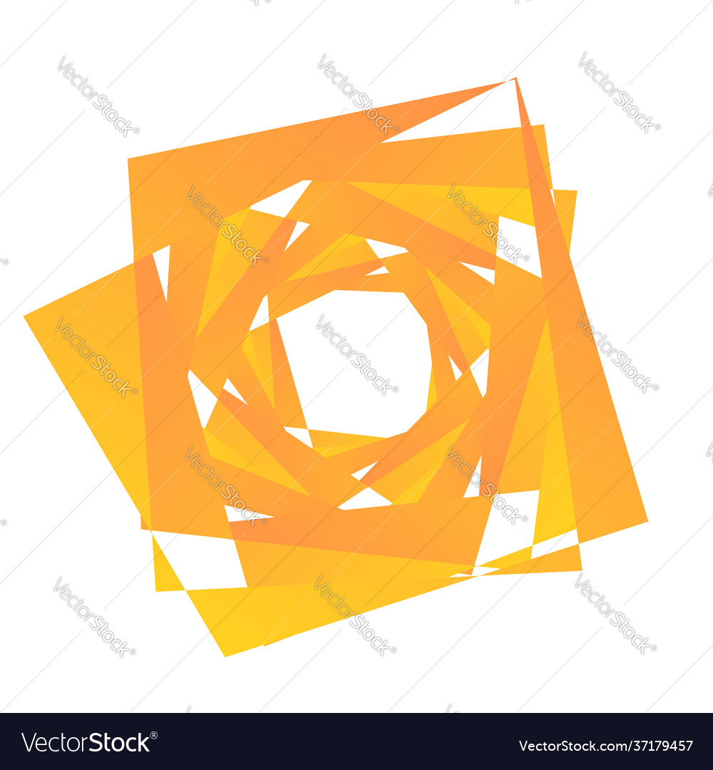 Abstract edgy angular design element geometric vector image Abstract edgy angular design element geometric