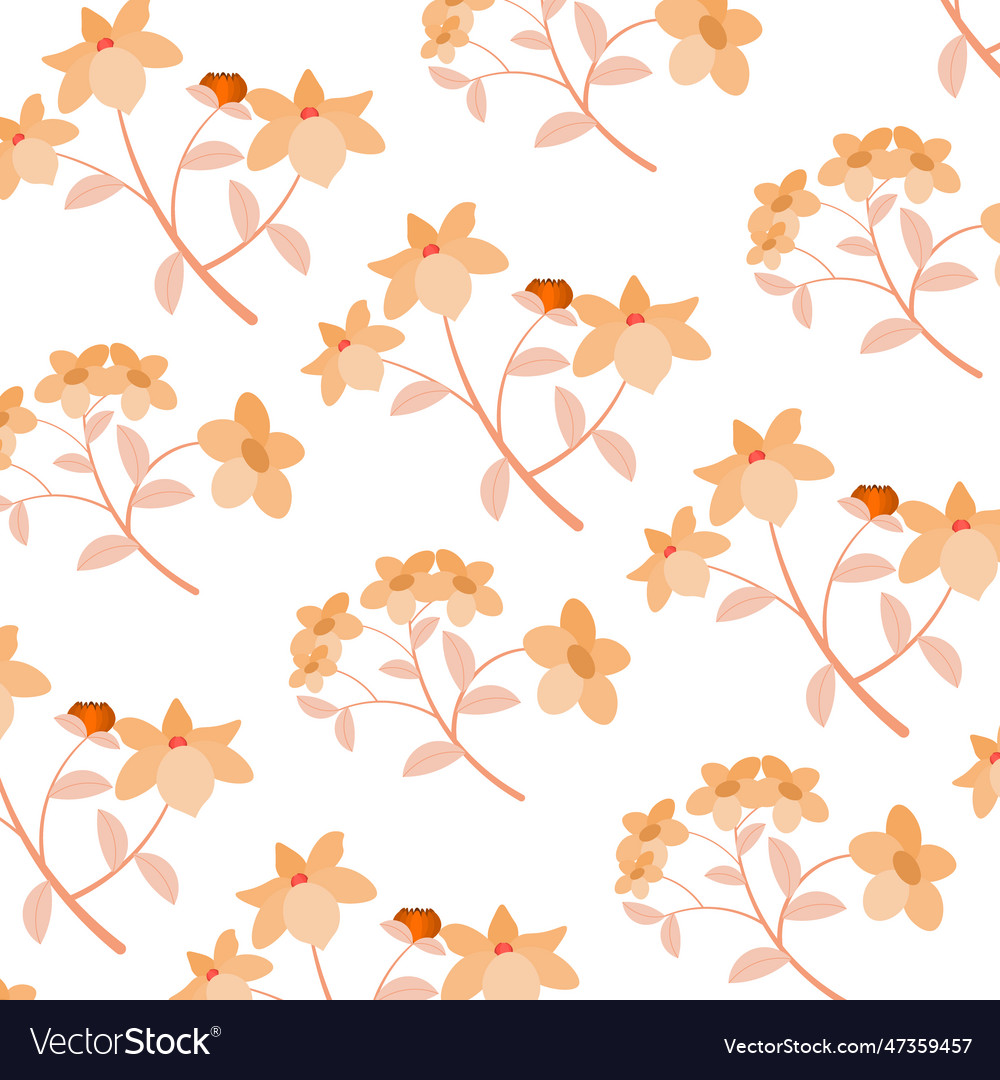Abstract flower pattern background vector image Abstract flower pattern background