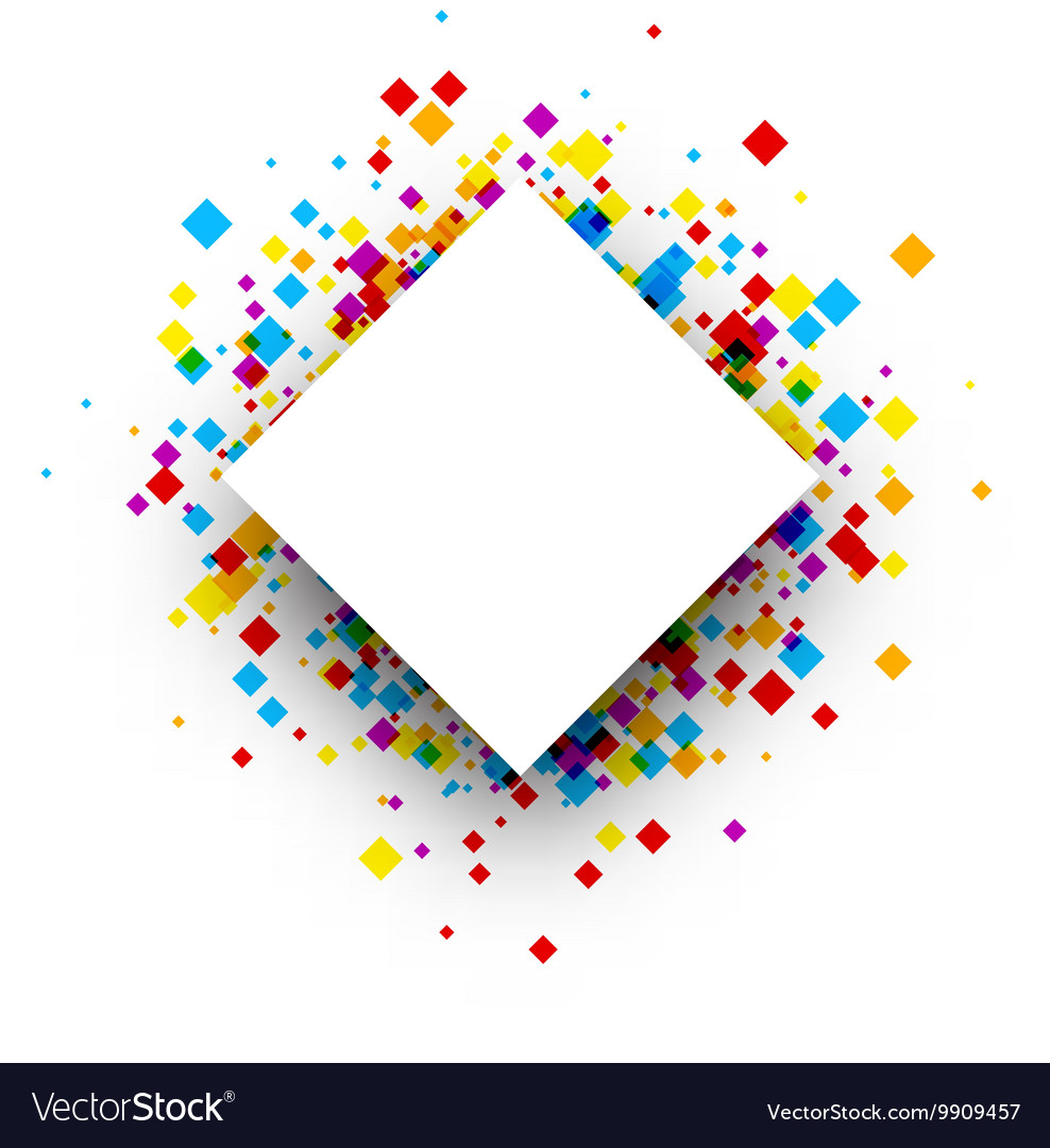 Background with color rhombs