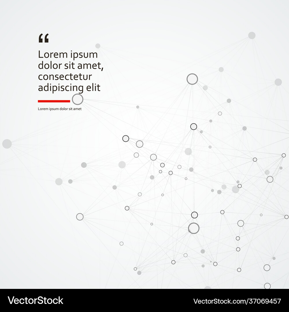 Connections lines great design for any purposes Vector Image