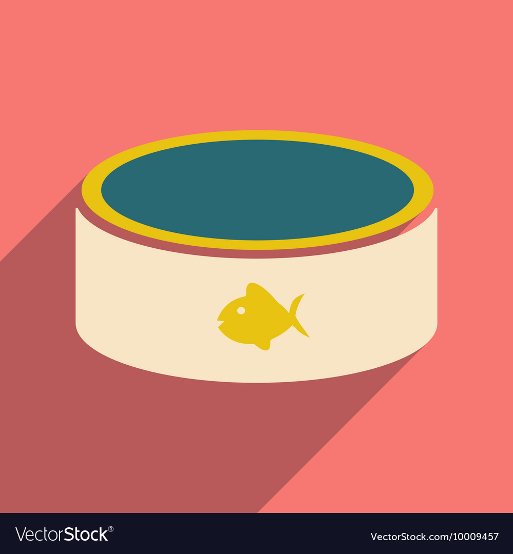 Flat with shadow icon and mobile application cat