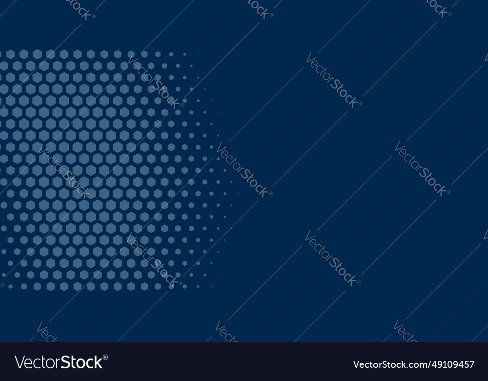 Geometric abstract hexagon two color background