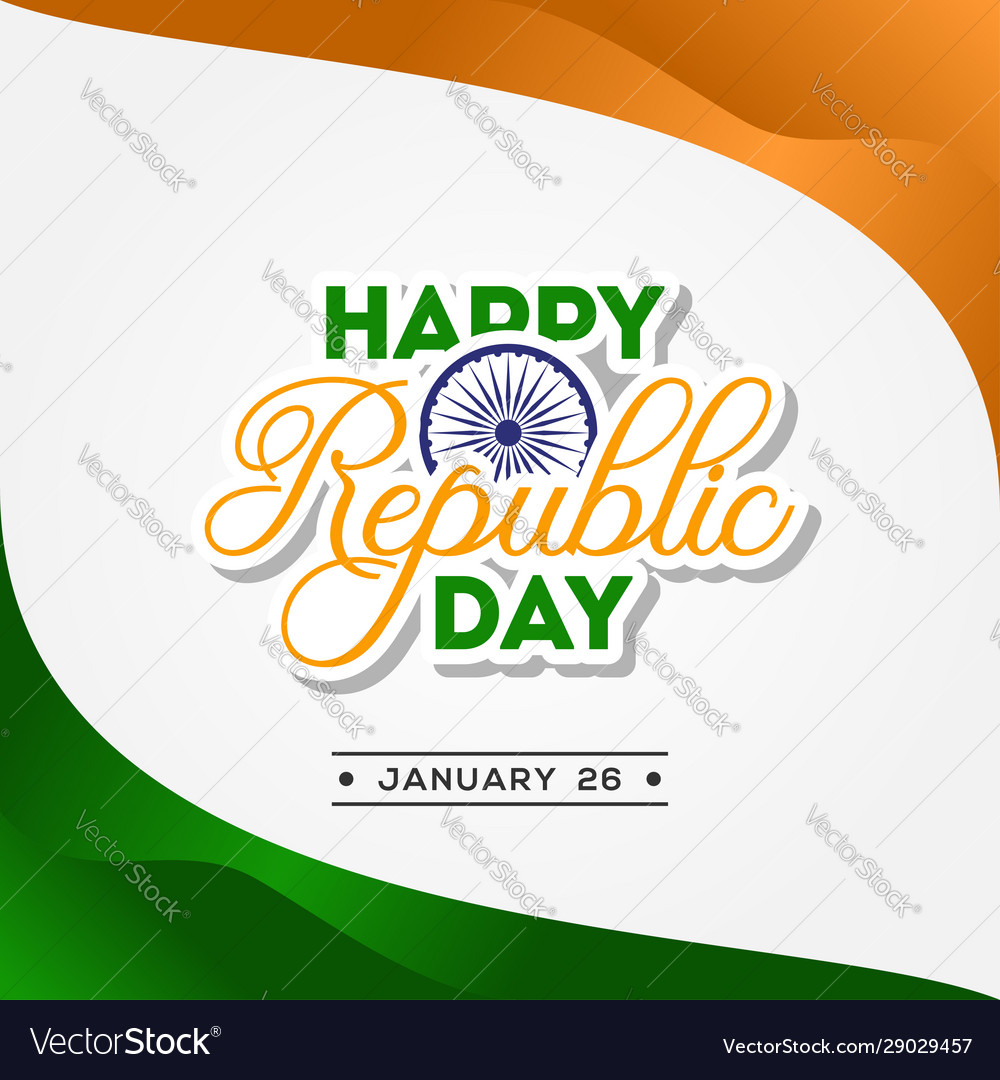 India Republic Day Design For Banner Or Background