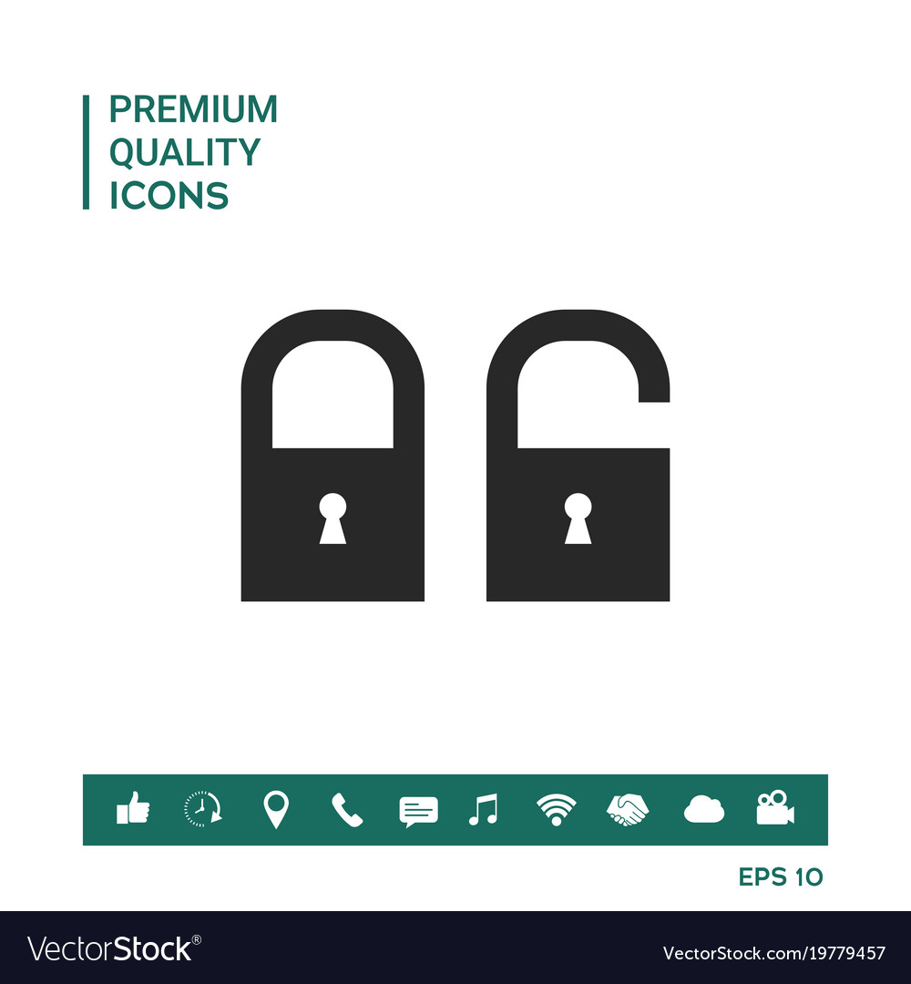 Lock unlock - set ico