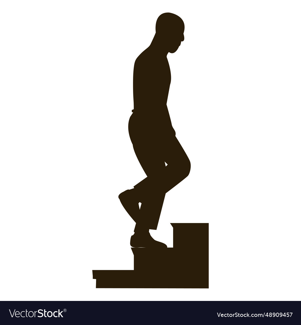 Man climbing stairs sequence 8