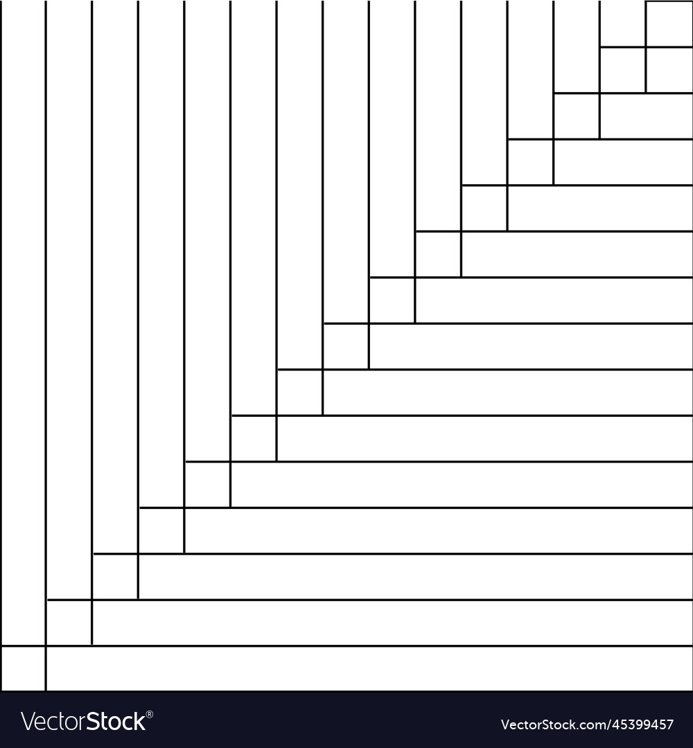 Vertical and horizontal stripes on white pattern Vector Image