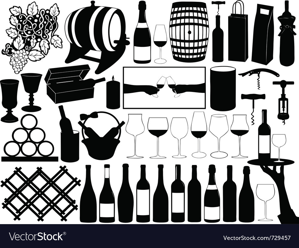 Wine Collection Icons
