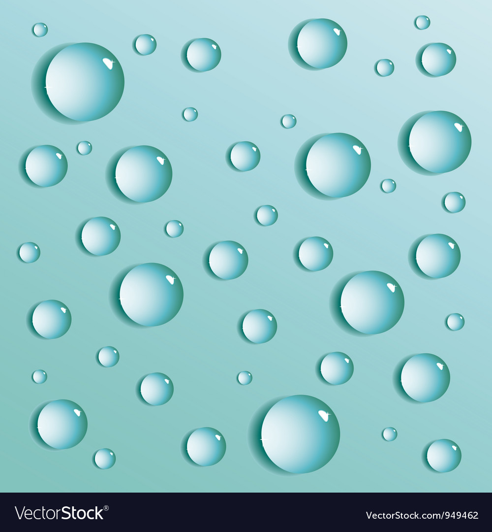 Abstract background with drops Royalty Free Vector Image