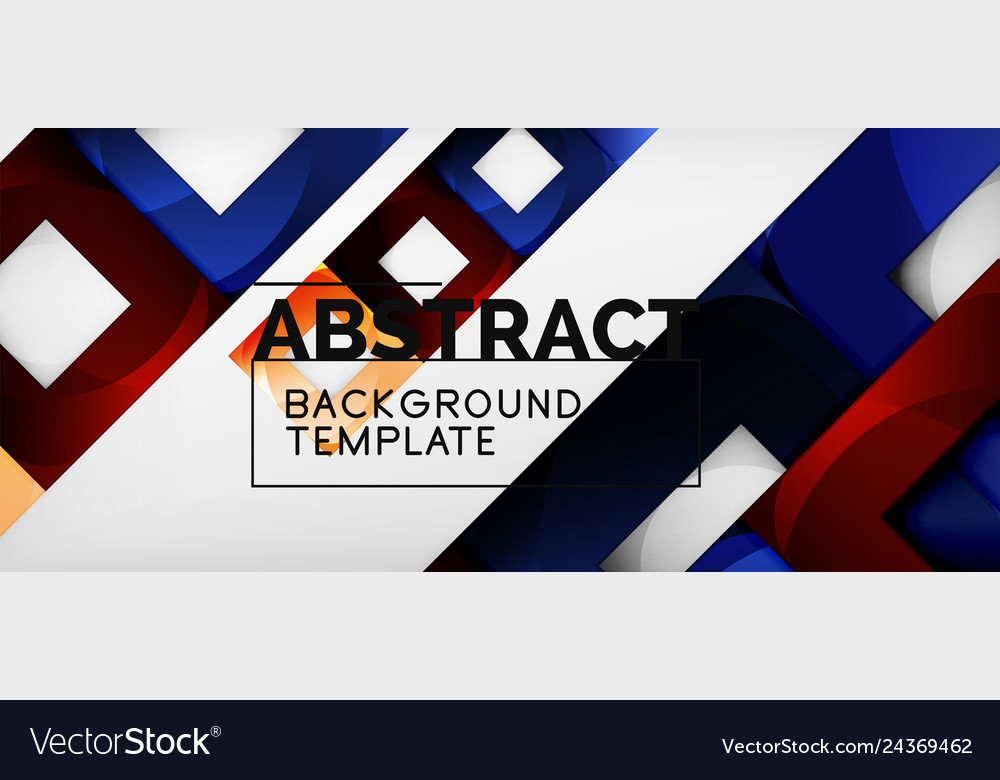Background with color squares composition modern Vector Image Background with color squares composition modern