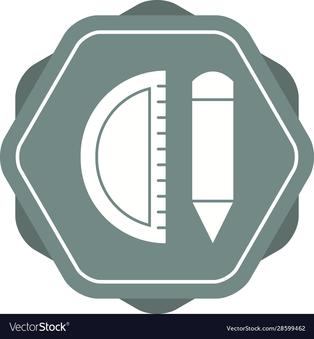 Schöne Geometrie Werkzeuge Glyph Symbol