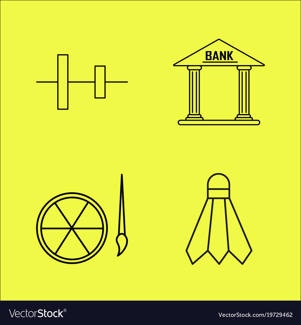 Essential linear icon set