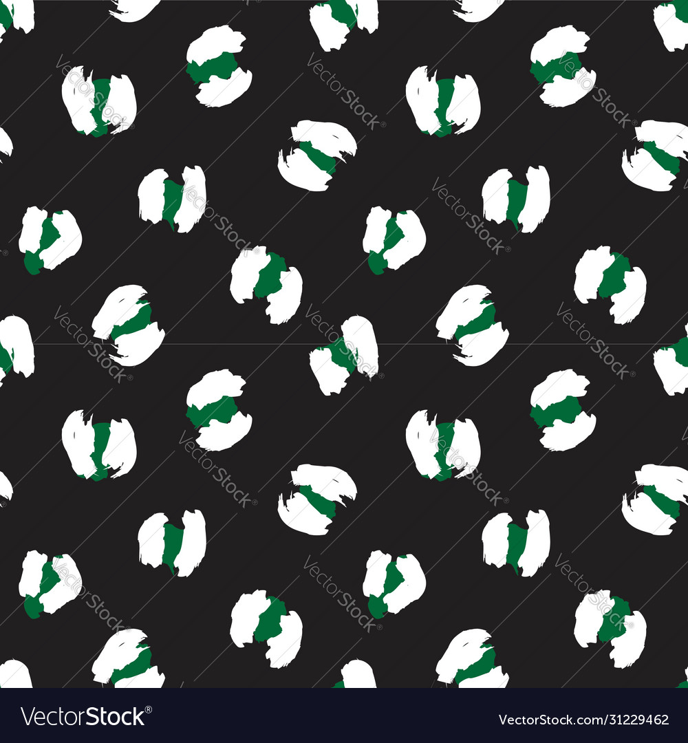 Green animal leopard seamless pattern background Vector Image