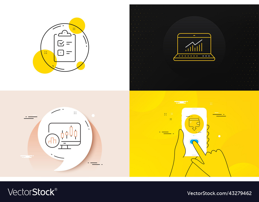 Minimal set of candlestick chart wallet