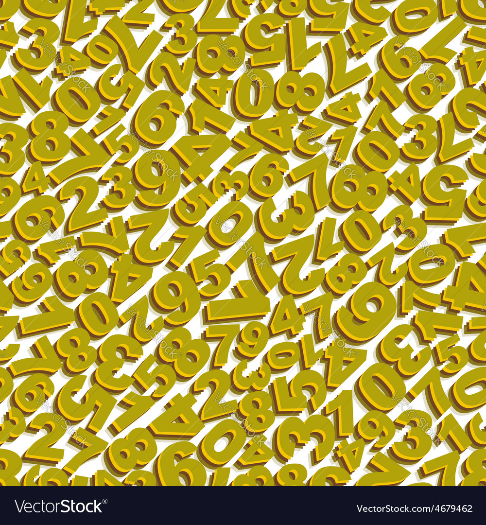 Numeric Seamless Pattern