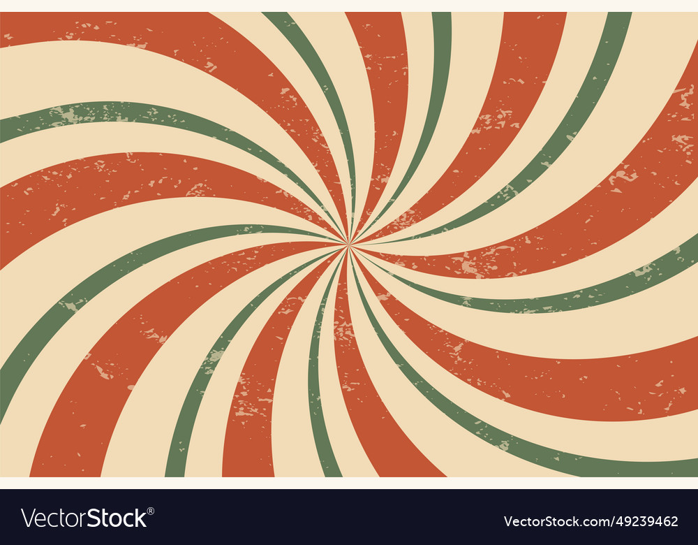 Retro style abstract spiral line pattern