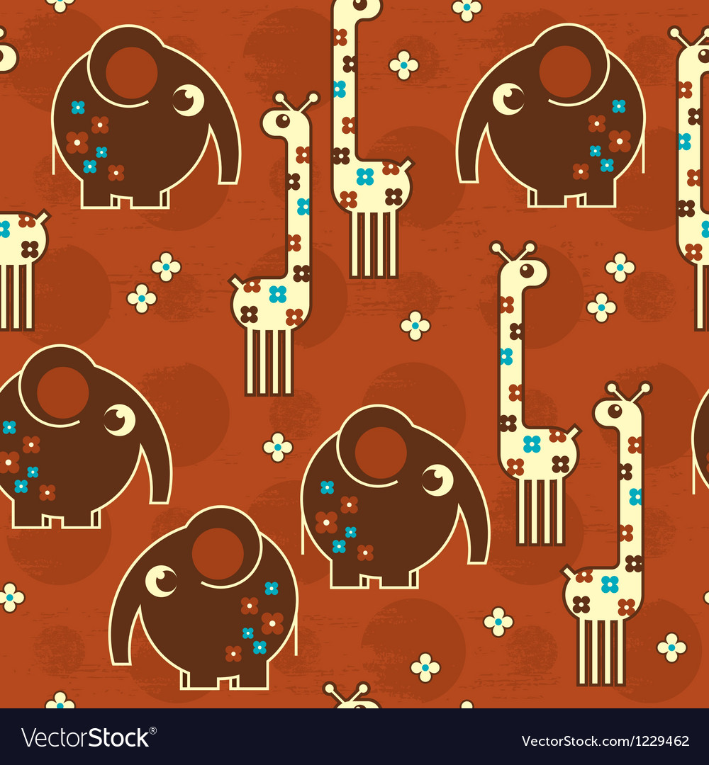 Safari seamless pattern