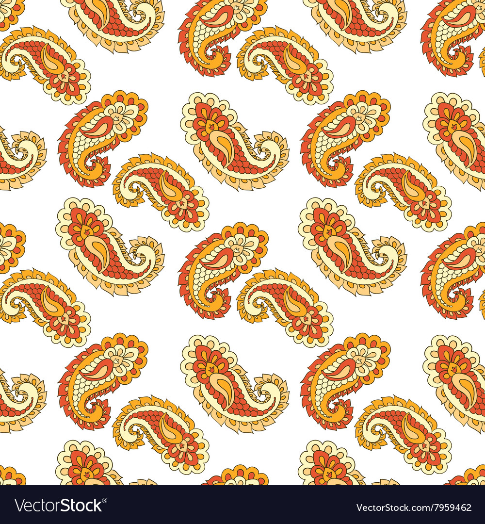 Seamless paisley pattern