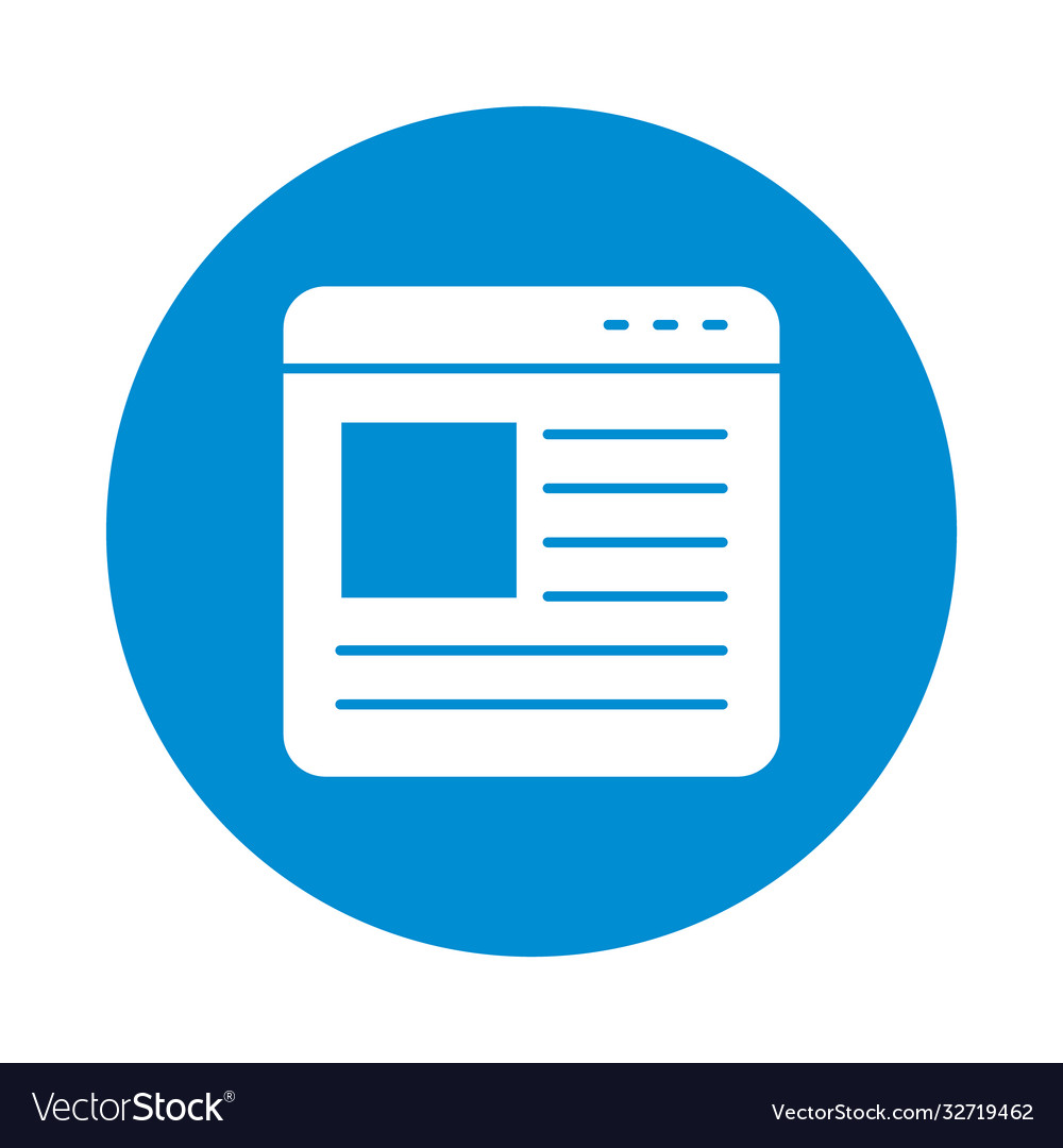 Web page icon block style