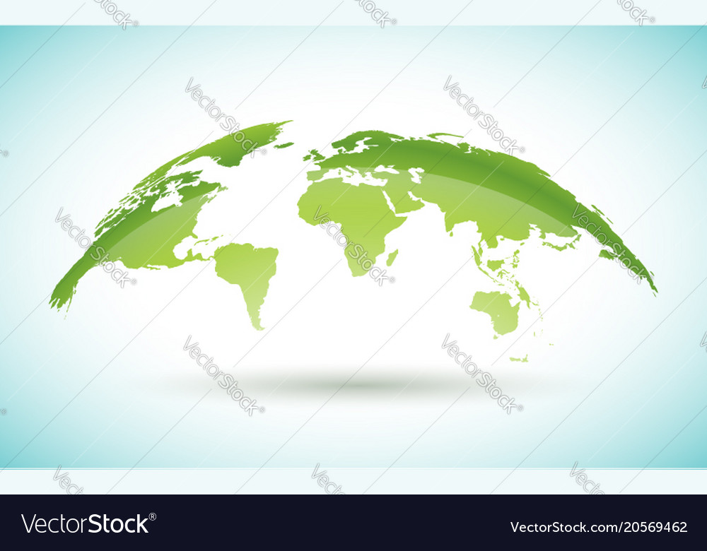 World map design on white background