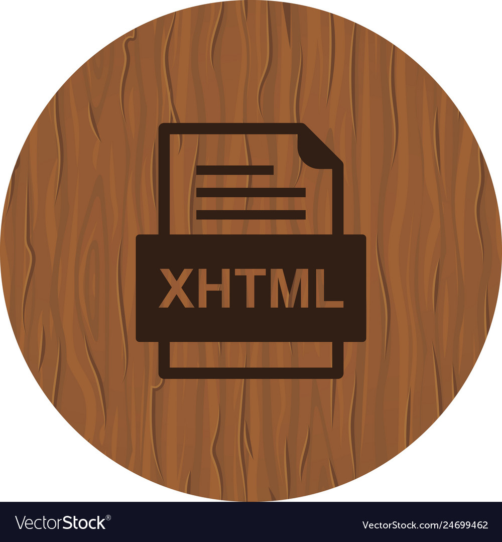 Xhtml file document icon