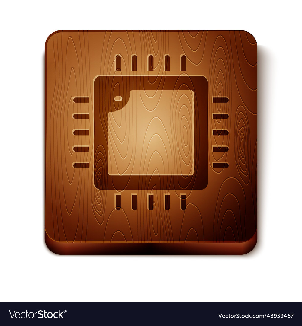 Brauner Computerprozessor mit Mikroschaltungen cpu