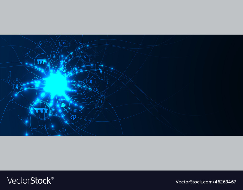 Conceptual technology of artificial intelligence vector image Conceptual technology of artificial intelligence