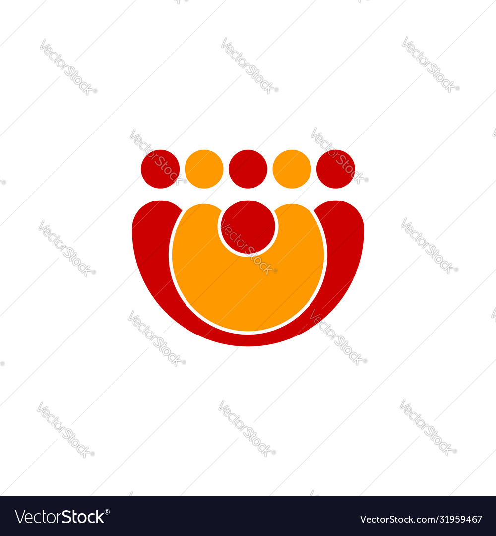 Group people logo design