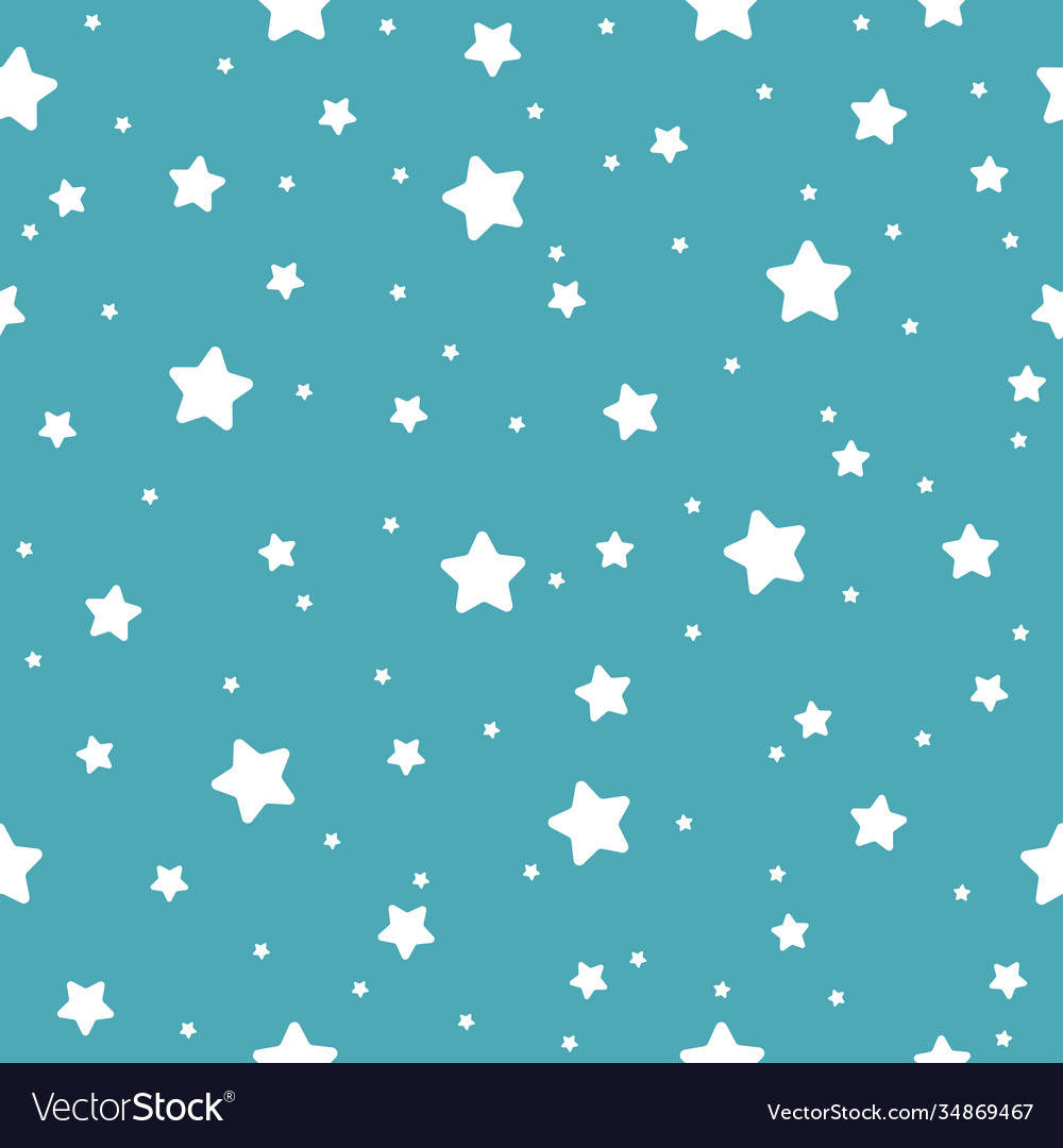 Star seamless pattern Royalty Free Vector Image