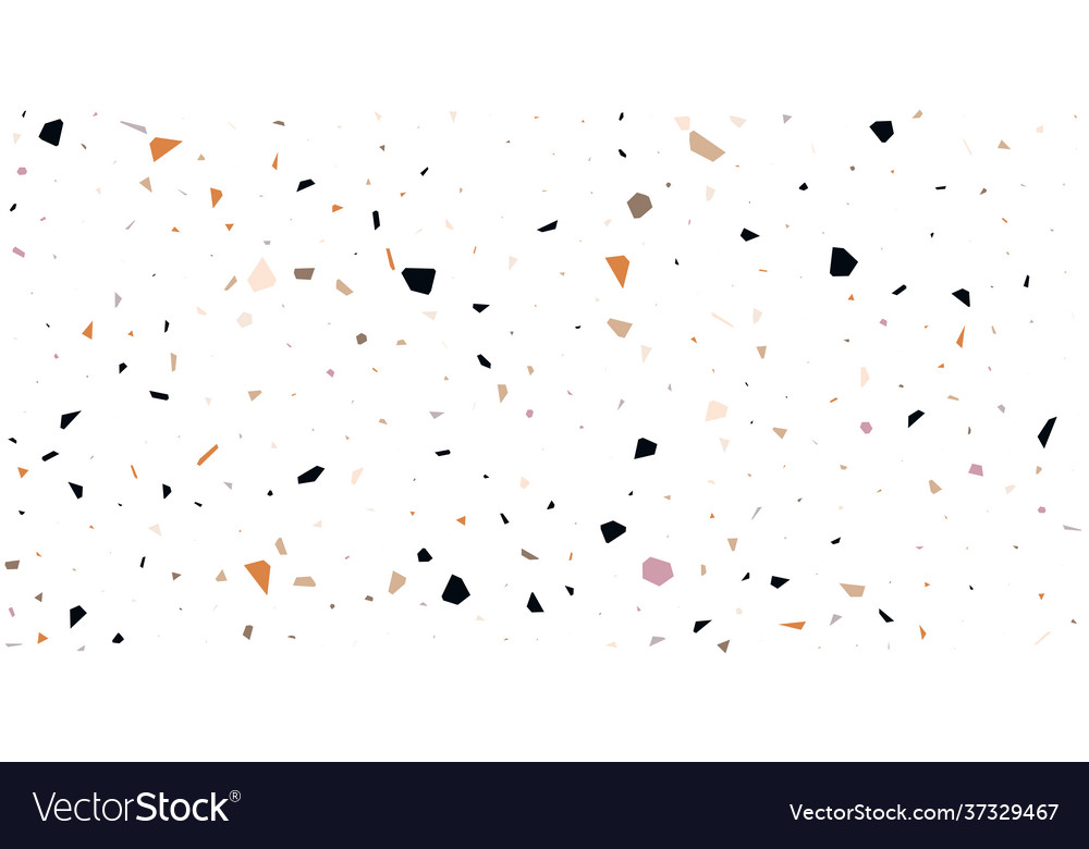 White terrazzo pattern texture background