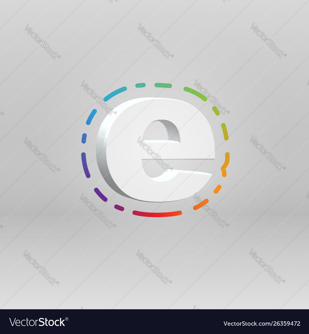 3d character from a fontset with colorful vector image 3d character from a fontset with colorful