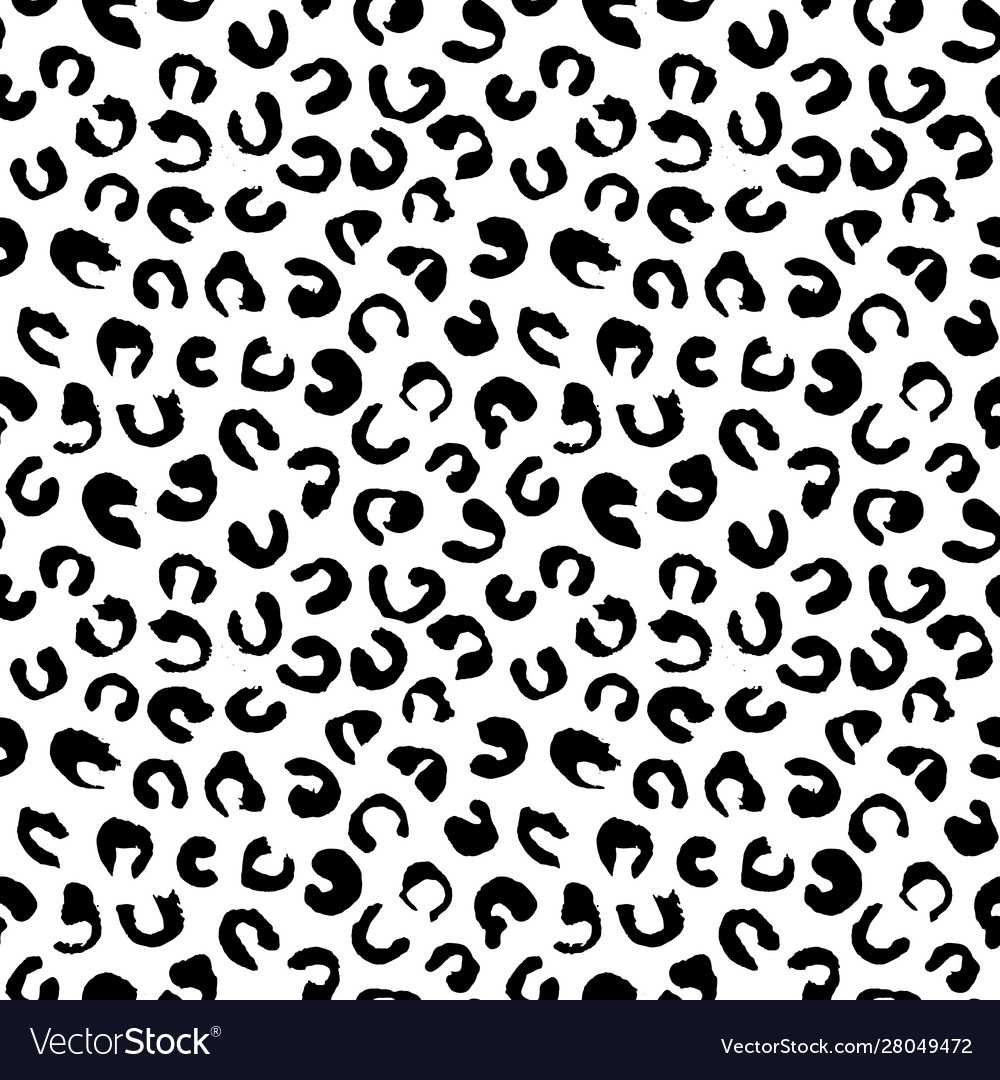 Abstract leopard pattern seamless texture Vector Image