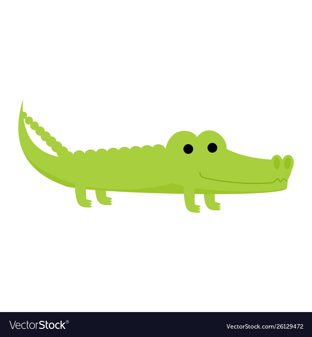 Crocodile cartoon crocodilian character