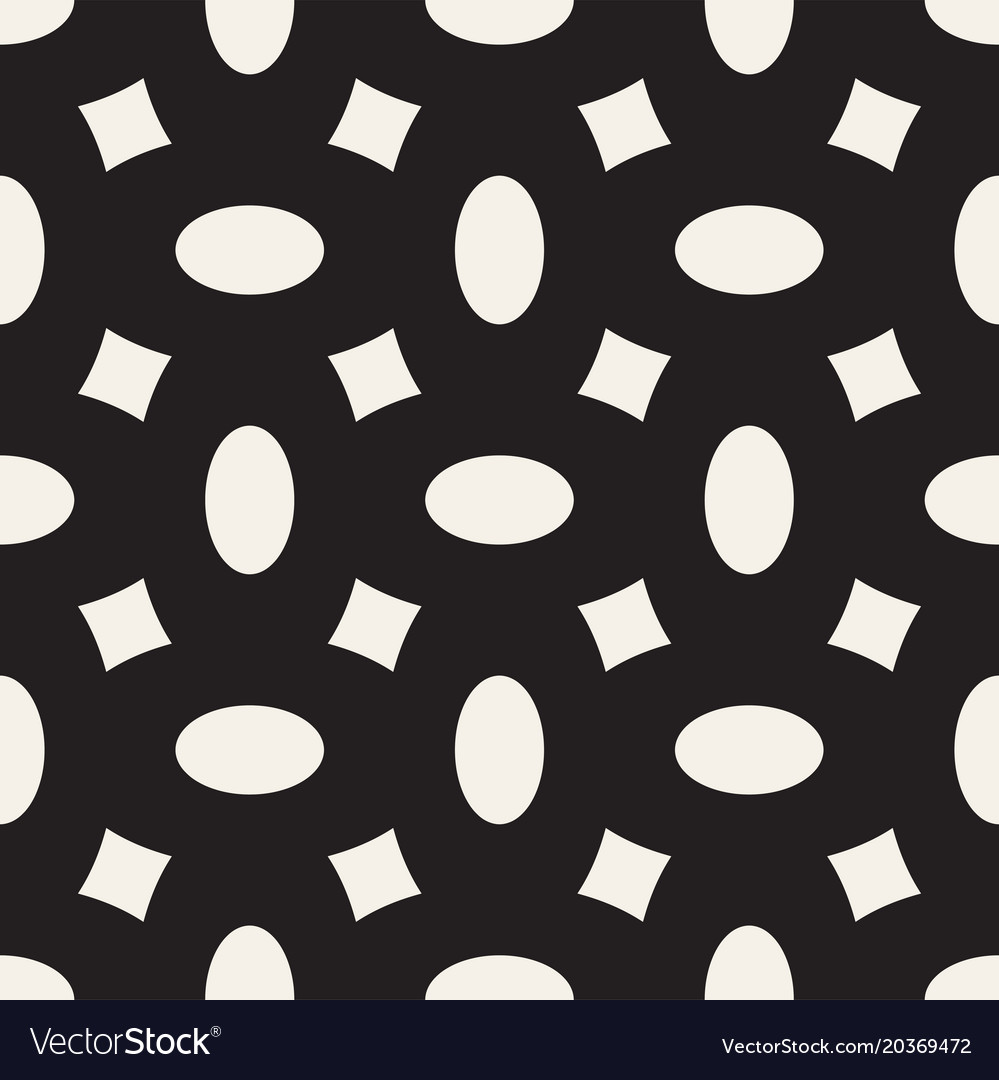 Geometric seamless pattern with curved