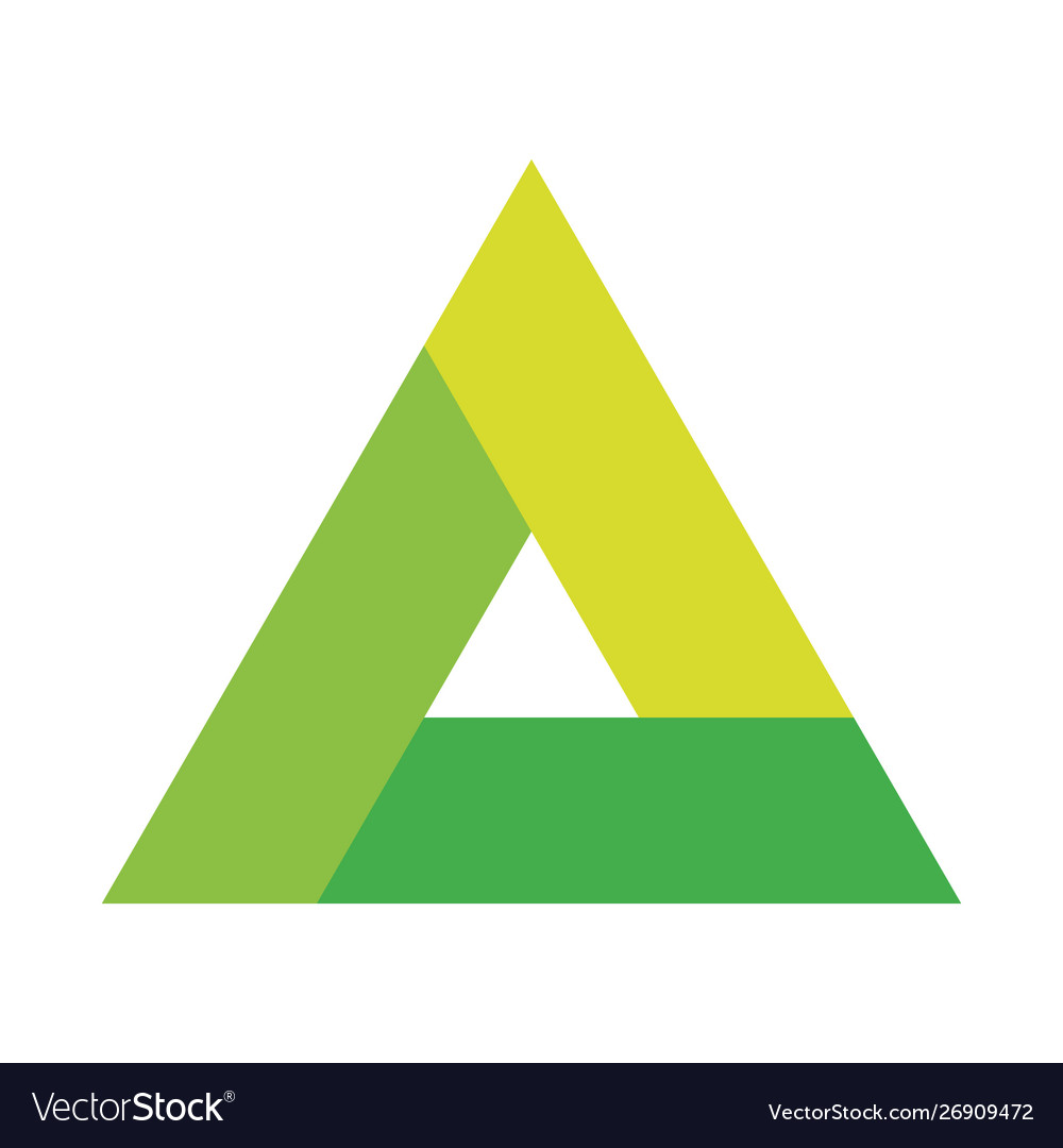 Overlapping Triangle Icon