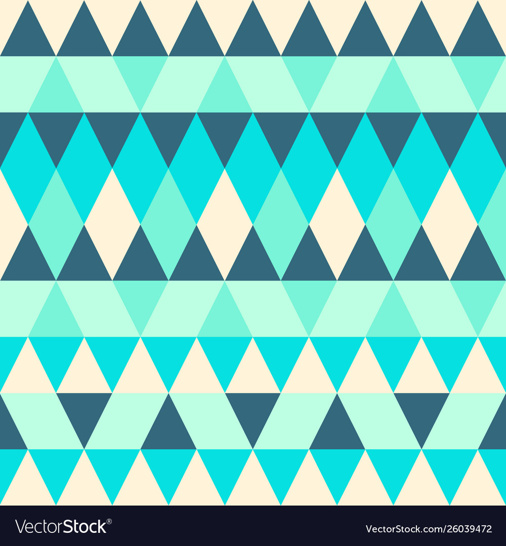 Seamless colorful abstract triangles pattern