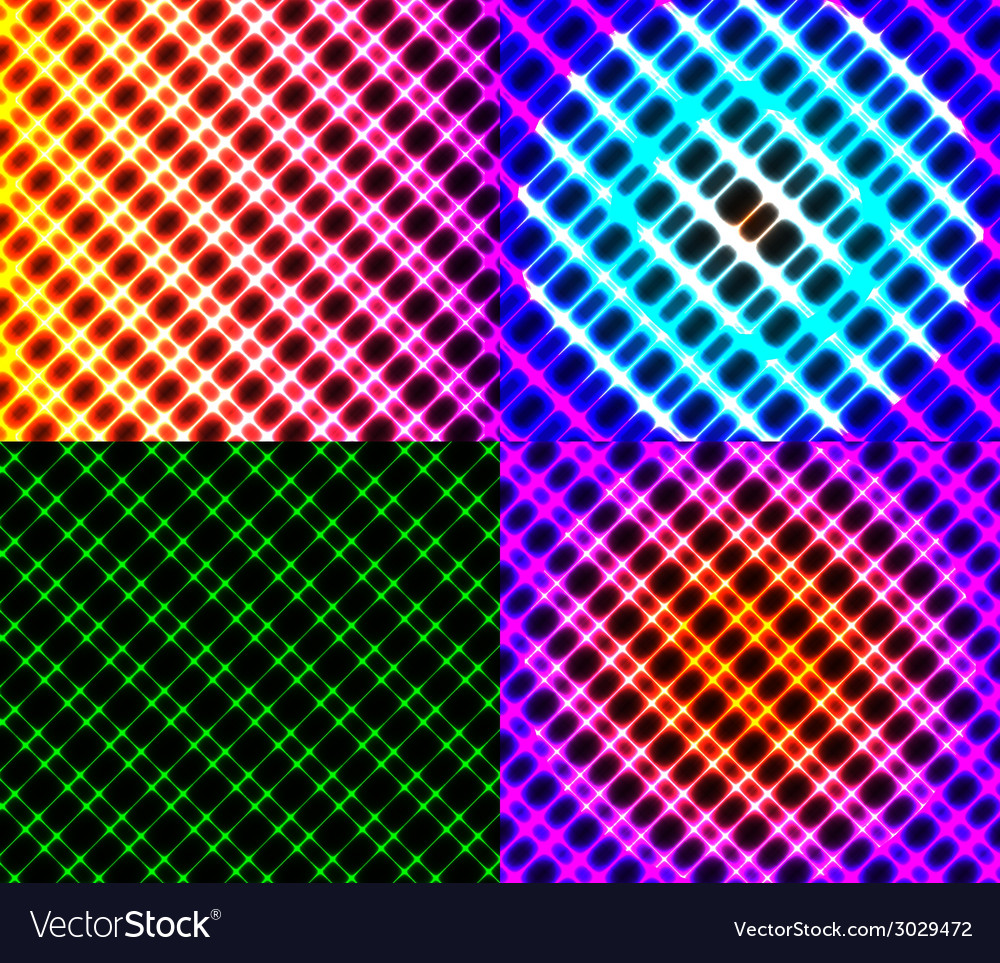 Set of dark abstract spectrum background lines