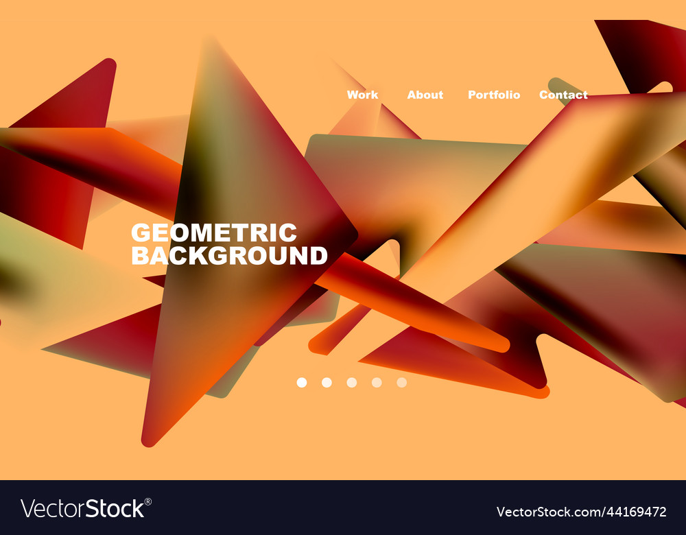 Shards shape composition abstract background web vector image Shards shape composition abstract background web