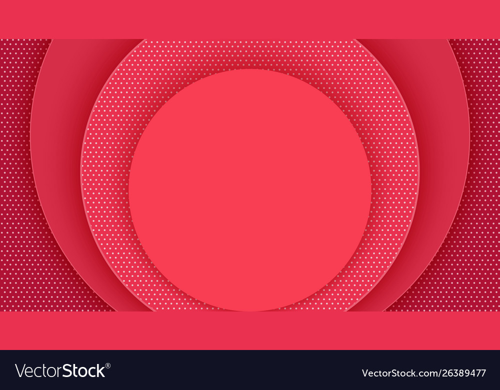 Abstract circle a red background template Vector Image Abstract circle a red background template
