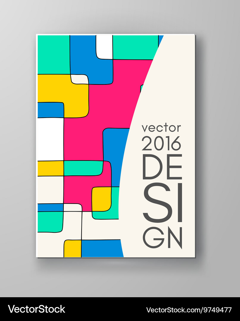 Abstract design templates Royalty Free Vector Image