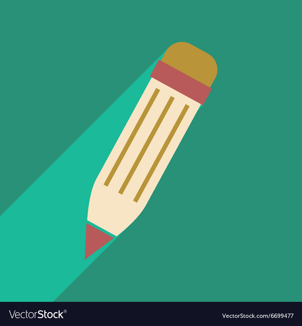 Flat with shadow icon and mobile application