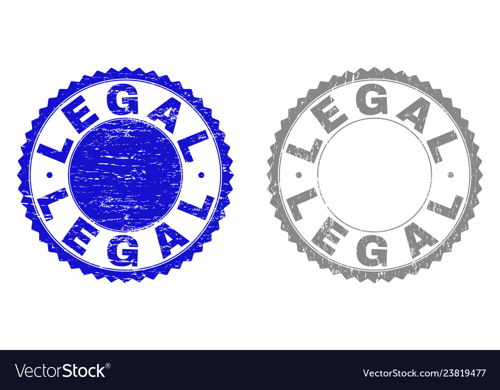 Grunge legal textured stamps