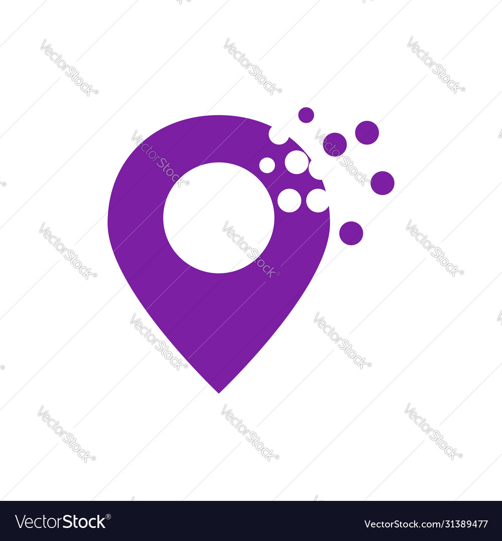 Map pointer design template